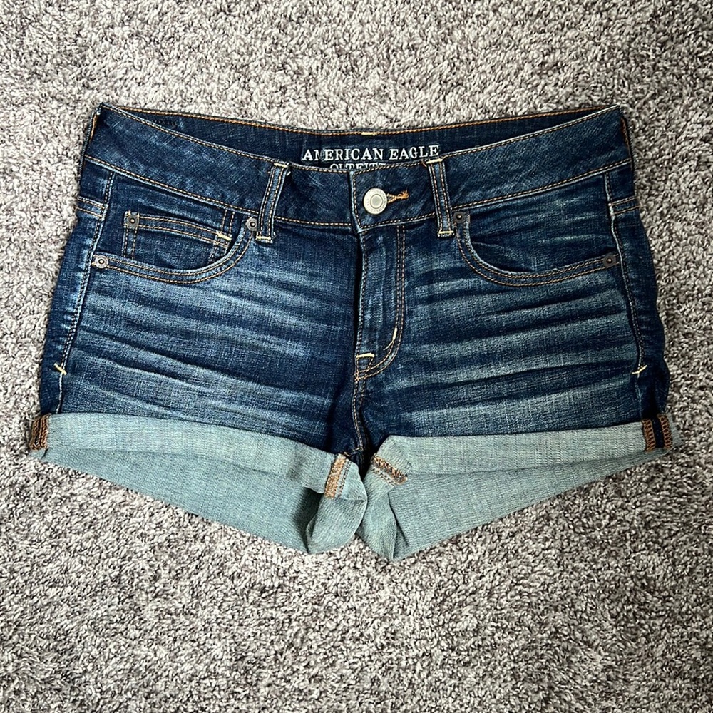 American Eagle Shortie Jean Shorts